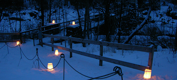 Mille Lacs Kathio State Park Candlelight Hike